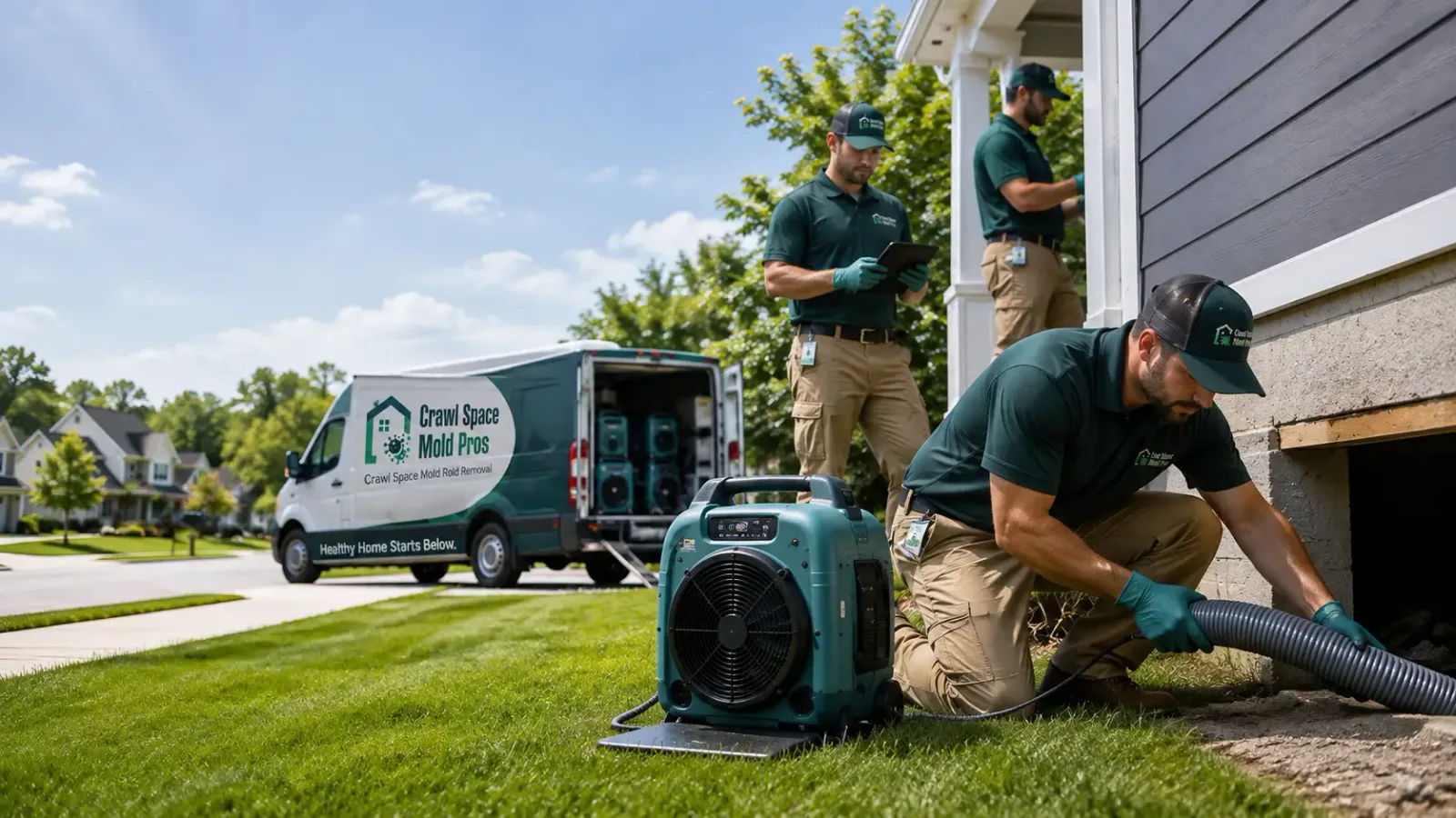 Crawl Space Mold Removal in Granville, NY